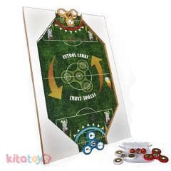 Futbol Çarkı Oyunu (Ahşap Masaüstü Masa Maçı)