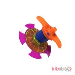 Kurmalı Çiçek Topaç (Fırıldak) Eğitici Nostaljik Çiçek Plastik Oyuncak