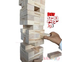 Dev Jenga JG3 Jumbo Bloklar (Ahşap Büyük Boy Denge Oyunu)