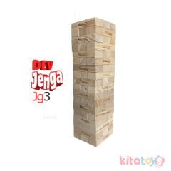 Dev Jenga JG3 Jumbo Bloklar (Ahşap Büyük Boy Denge Oyunu)