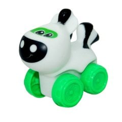 6 Adet Yumuşak Sevimli Hayvancık Arabalar (Kırılmaz-Dayanıklı)