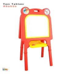 Abaküslü Yazı Tahtası (Kırmızı)