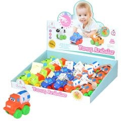 Yumuşak Şirin Arabalar 6 Adet (Kırılmaz-Dayanıklı) Vinil