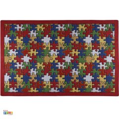 Jigsaw Puzzle 300x400 Kırmızı Bukle Halı