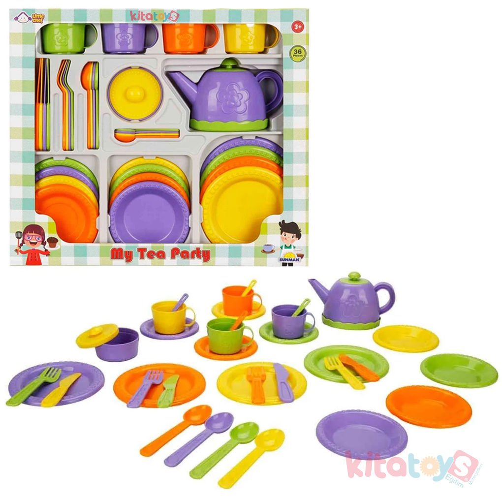 ÇAY Seti 36 Parça Little Chef Oyuncak 4682