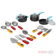 Mutfak Gereçleri Seti 16 Parça Little Chef Yemek Oyuncakları 46814