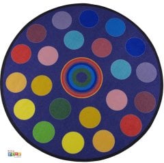 Confetti Circles Ø 200 Cm Anaokulu Halısı