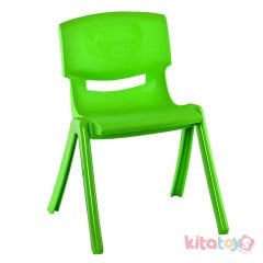 Anaokulu Kreş Sandalyesi Jumbo no515 (Kırılmaz Plastik Çocuk Koltuğu) 34 cm Mavi