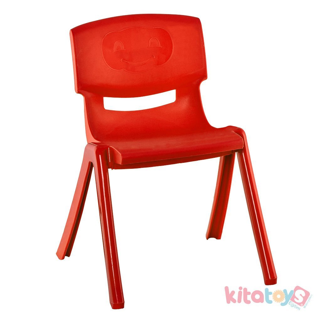 Anaokulu Kreş Sandalyesi Jumbo 515 (Kırılmaz Plastik Çocuk Koltuğu) 34 cm