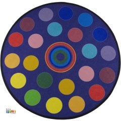 Confetti Circles Ø 300 Cm Anaokulu Çocuk Halısı