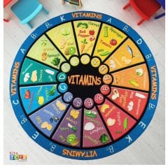 Confetti Vitamins Ø 200 Cm Anaokulu Halısı