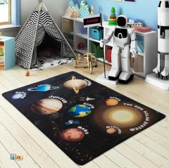 Confetti Planets 200x290 Anaokulu Halı Modeli