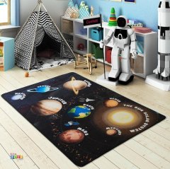 Confetti Planets 133x190 Anaokulu Halısı Gezegenler