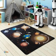 Confetti Planets 133x190 Anaokulu Halısı Gezegenler