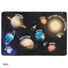 Confetti Planets 133x190 Anaokulu Halısı Gezegenler