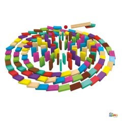 Ahşap Domino 152 Parça (Beceri Oyuncak) 54456 Redka