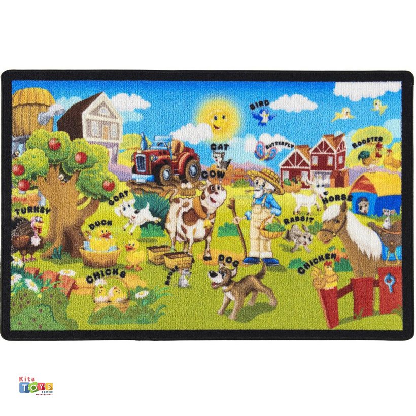 Ali Baba 133x190 Çiftlik Anaokulu Halısı