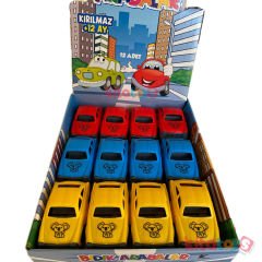 Kırılmaz KOALALI Arabalar 12'Li Kutu (Bıdık Araçlar) Yk-008