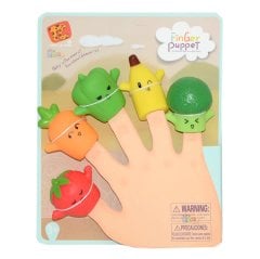 Sebze Meyve Soft Parmak Kuklaları 5'Li Seti 1.Seri