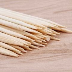 Extra Kalın Çöp Şiş Çubukları 8 mm (Faaliyet Bambu Çubuğu)