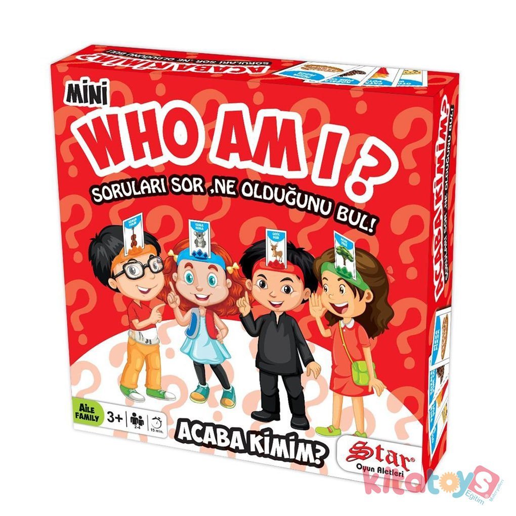 Acaba Ben Kimim? (Soruları Sor, Ne Olduğunu Bul) Tahmin Etme Oyunu Who Am I