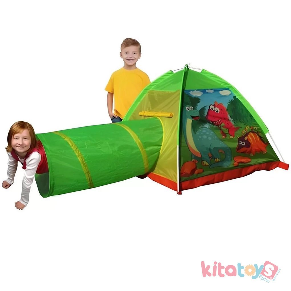 Tünelli İglo Dinozor Çadırı (We Camp) Oyun-Spor 170x112x94 cm
