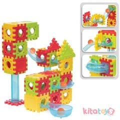 Toplu Yapı Blokları 138 Parça Eğitici Oyuncak Lego Top Yuvarlamalı (04046 Dede Fentoys)