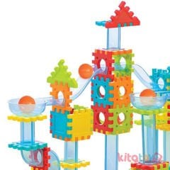 Toplu Yapı Blokları 138 Parça Eğitici Oyuncak Lego Top Yuvarlamalı (04046 Dede Fentoys)