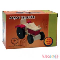 Ahşap Traktör Oyuncak Araba (Araçlar)