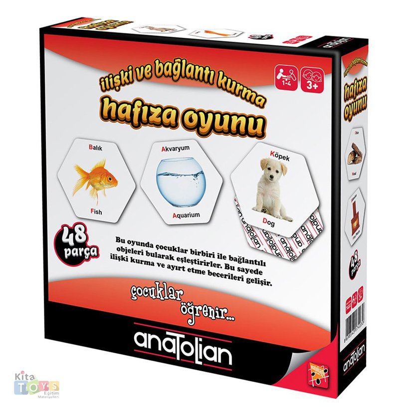 Bağlantı Kurma Hafıza Oyunu (İlişki 7403) Zeka Kartları