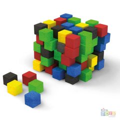 Ahşap Birim Küpleri 100 Parça (Bloklar)5459