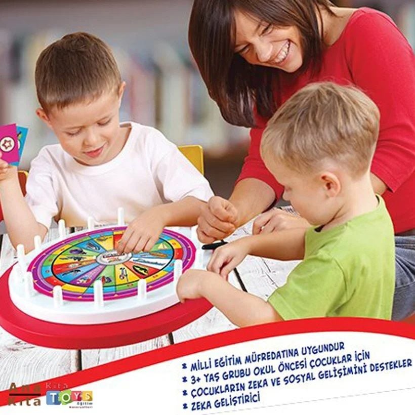 Bilgi Çarkı Anaokulu Seti Oyuncak 042