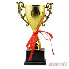 Ödül Kupası (Plastik Altın Renkli Kupa Tören Malzemeleri Spor Etkinlikleri)