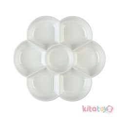 Papatya Boya Paleti (7 Gözlü Plastik Mika Palet)