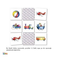 Memory Oyuncaklar (Aklında Tut Kart Oyunu) Eşini Bul