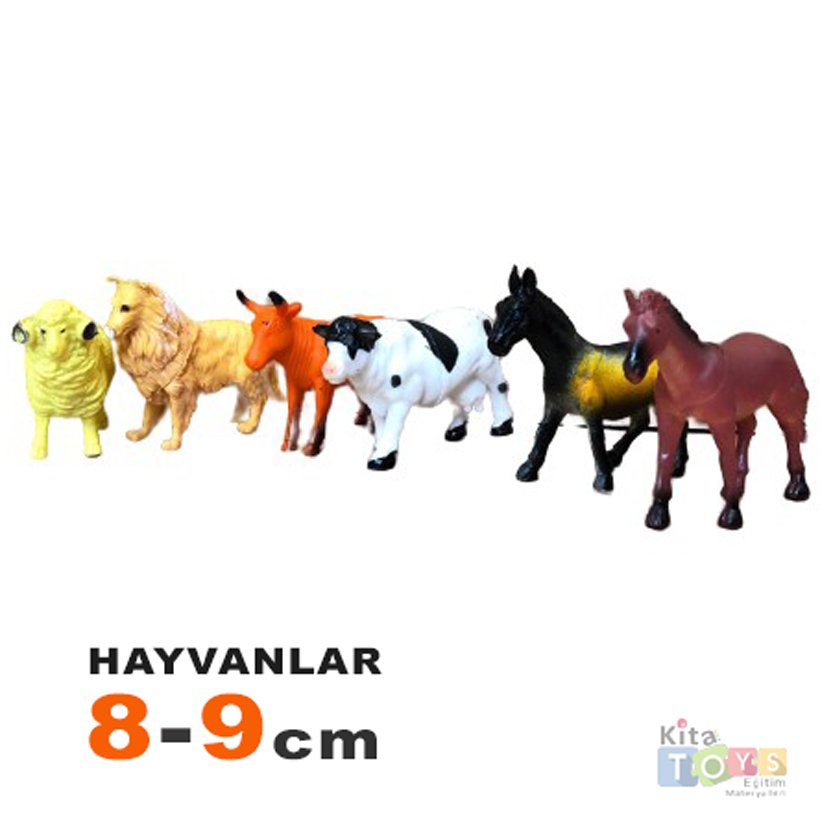 Çiftlik Hayvanları Seti  (Evcil Oyuncaklar)