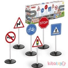 Trafik İşaretleri Seti (6 Parça Dev Boyut) 8080