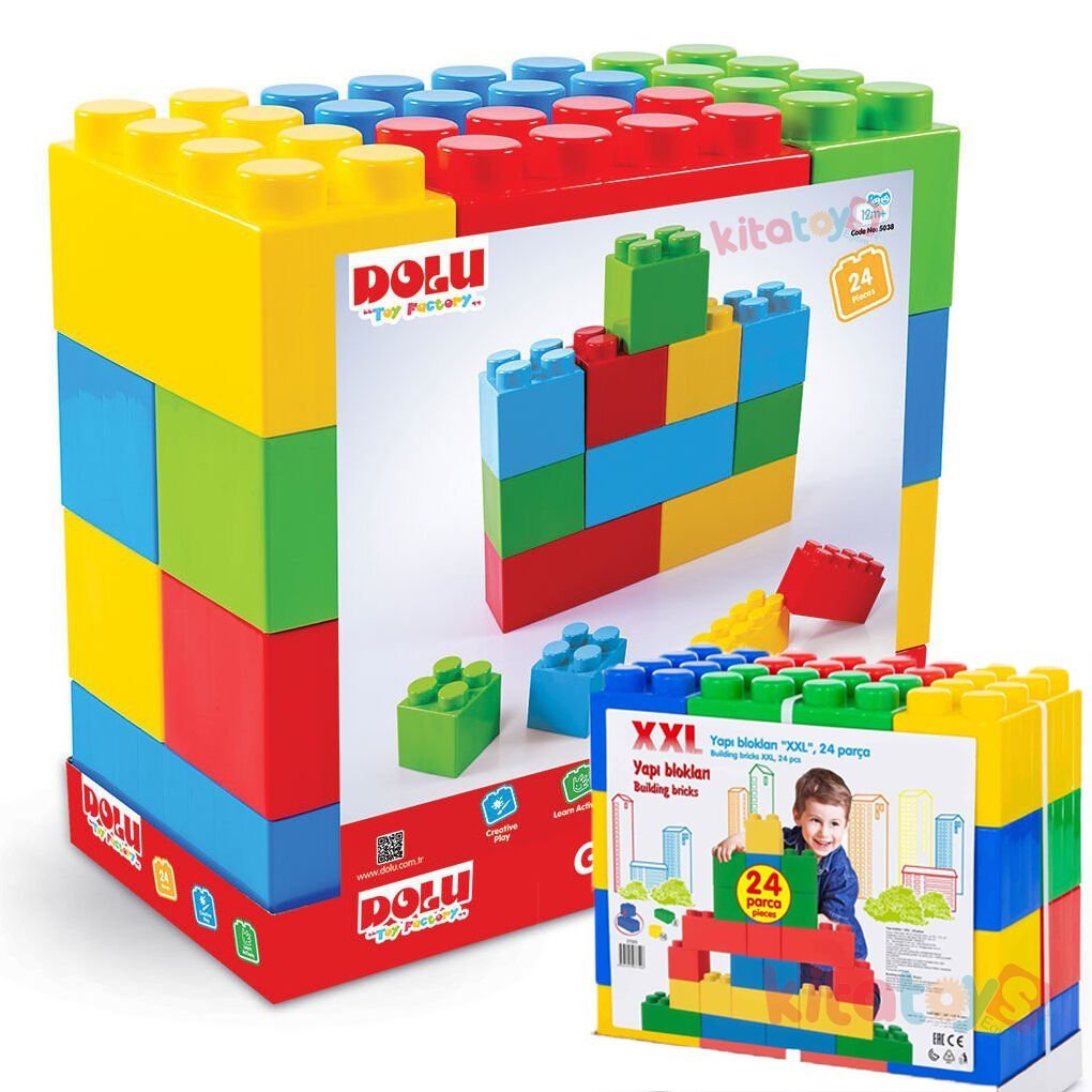 XXL Blok Lego Seti 24 Parça (Dev Boy Eğitici Oyuncak) 5038