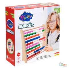 Ahşap Abaküs 100 Lü Büyük (Eğitim Araçları)