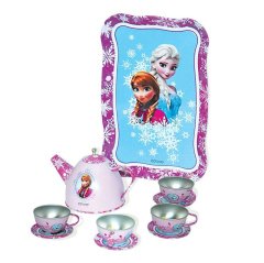 Metal Çay Seti 11 Parça Oyuncak Çelik Frozen