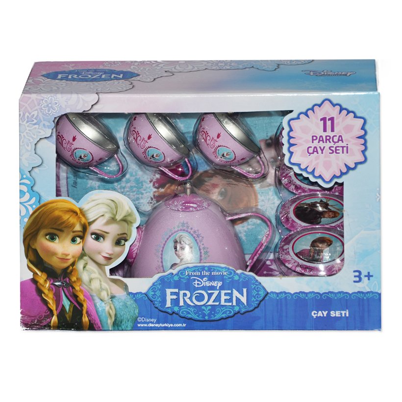 Metal Çay Seti 11 Parça Oyuncak Çelik Frozen