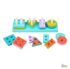 Geometrik Şekiller (Beceri Kavram Geliştirici Oyuncak) 30890