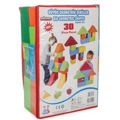 Büyük Bloklar Bloklar 30 Parça (Geometrik Şekiller  Anaokulu Materyalleri)