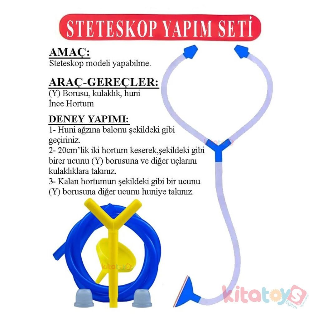Steteskop Deney Seti (Modeli Doktor Materyali)