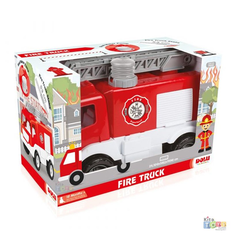 Büyük İtfaiye Kamyonu 38 cm Dolu 7022