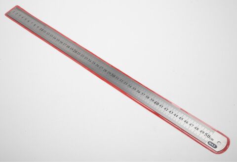 Çelik Cetvel 50 cm (Metal Kesim Cetveli)