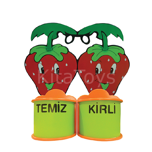Çilek Figürlü Galoşluk (Anaokulu, Kreş)