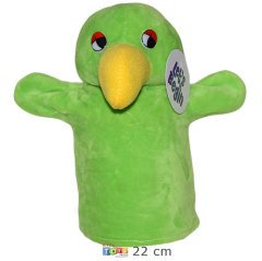 Papağan Peluş El Kuklası (İlgi Merkezi Oyuncak)