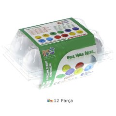 Şekilli Yumurtalar (Geometrik) 12 Parça 6'Lı Set