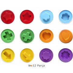 Şekilli Yumurtalar (Sembol) 12 Parça 6'Lı Set